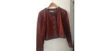 Blouson en daim YVES SAINT LAURENT (38/40)