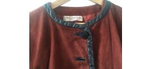 Blouson en daim YVES SAINT LAURENT (38/40)