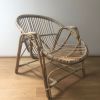 Fauteuil Corbeille rotin