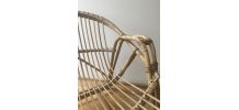 Fauteuil Corbeille rotin