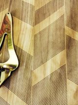 Bougeoir mural en laiton vintage