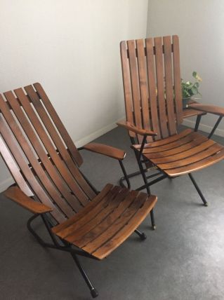 2e fauteuil polyconfont, bois massif