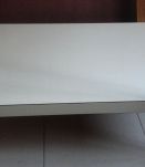 Table formica deux plateau pieds compas 60's vintage