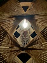 Suspension bois et fil scandinave