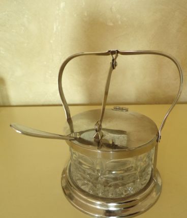 SUCRIER BALANCOIRE INOX 18/8 avec cuillère Marque MEPRA