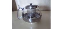 THEIERE VERRE  et INOX 