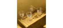 Lot de 4 verres à vin