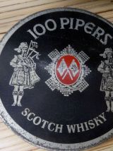 Seau à glace vintage publicitaire | whisky Seagram’s 100 pip