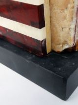 Anciens serre-livres marbre Art deco | style classique chic