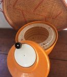 Grande essoreuse salade vintage Moulinex.