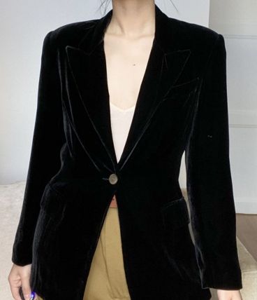 Velvet blazer