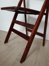 Lot de 2 chaises pliantes en bois