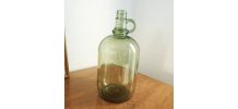 Bonbonne, bouteille vintage verte. 2 L