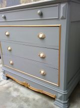 Commode 1900 bois et métal