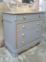 Commode 1900 bois et métal