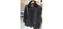 Manteau cuir
