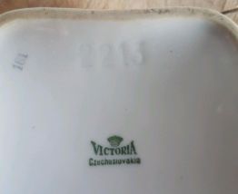 Cendrier vintage porcelaine Victoria czechoslovakia