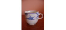 Lot de 6 tasses à café vintage en porcelaine