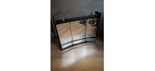 Armoire de toilette formica circa 60 a 70 legerement incurve