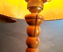 duo de lampes vintage 1960 scandinave un des pied et fendu