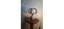 lampe scandinave gres et osier 24x20
