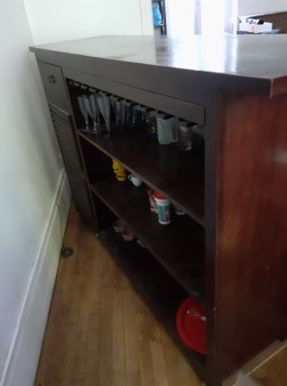 Bar et 3 tabourets