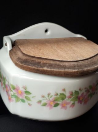 Boîte à  sel  porcelaine