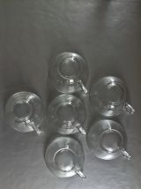 Six tasses à café DURALEX