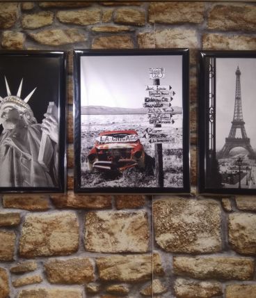 Lot de 3 cadres déco neufs