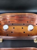 Chauffe-plat en cuivre Faucogney 