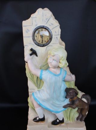 Statue horloge années 30 