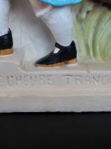 Statue horloge années 30 