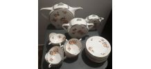 service porcelaine de limoges art deco 23 pieces   1 caftier
