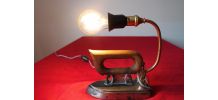 lampe création, fer à repasser Calor années 30