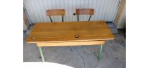 Bureau écolier vintage années 70