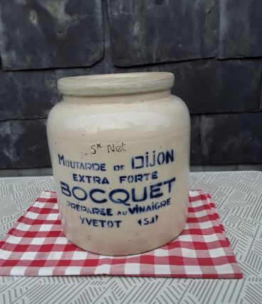 Pot de moutarde en grès XXL