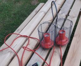 Baladeuse porte bouteilles à accrocher ou à poser 