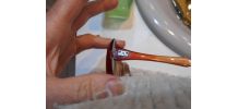 MONTURE DE LUNETTES JEAN  LEMPEREUR VINTAGE MARRON PRUNE