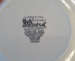 Assiette Coaching Scène Johnson Bros