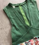 Robe vert amande vintage