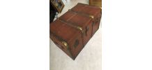 Malle Vintage en cuir
