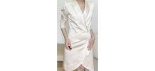 Long silk vest jacket