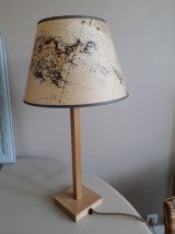 Lampe abat-jour planisphère