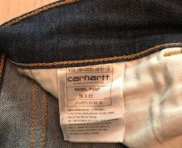 Jeans Carhartt Modèle Rebel Pant