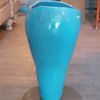 Vase en céramique bleu 