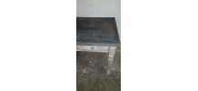 Console en chêne,  2 tiroirs