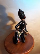 statuette platre 1950 a60 bon etat vue l age 