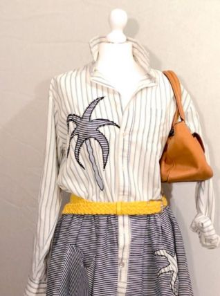 Robe midi style vintage Capuccino Family Store T38
