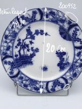Assiette vintage Petrus Regout  Coll. Nankin   1890 20 cm di