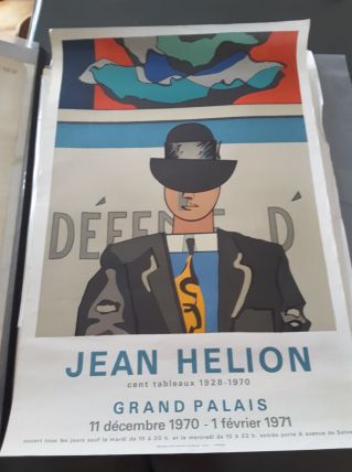 Ancienne affiche expo du musée Grand palais 